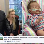 Los padres que compartieron el video de su bebé  con tos ferina, son acosados por los antivacunas (ENG)