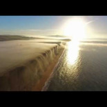 Dron captura el fenómeno de las cataratas de niebla