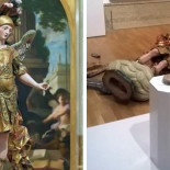 Estatua de 400 años destruida en un museo en Lisboa por un turista que se estaba haciendo un selfie