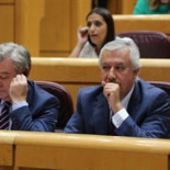 Bárcenas llega a la Audiencia Nacional recibido por mariachis con el himno del PP