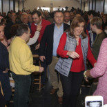 Susana Díaz, recibida con gritos de "no es no" en León