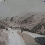 El singular aspecto de Sierra Nevada al juntarse la nieve y la arena del Sáhara