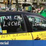 Perdigonazos y ácido en los coches para frenar a Uber y Cabify
