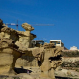 El PP permite que se destroce el espectacular paisaje protegido de las Gredas de Bolnuevo en Mazarrón