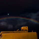 Arcoiris nocturno en la Isla de La Palma