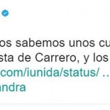 IU desafía a la Audiencia Nacional difundiendo los tuits por los que han condenado a Cassandra