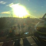 Una conductora ebria atropella a un grupo de ciclistas en la salida de Maspujols [CAT]