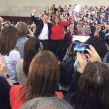 El PSOE pagó los autobuses fletados al acto de Susana Díaz en Madrid