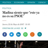 Odón Elorza: "Leo a Madina y recuerdo que llevo 8 meses de castigo [...] sin una sola intervención"