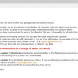 Un ex-admin borra todos los datos de clientes y limpia los servidores de un proveedor de hosting holandés [ENG]