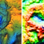 ¿Es este cráter junto a las islas Malvinas el del impacto causante de la Gran Mortandad? (ING)