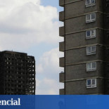 El material usado en el revestimiento del edificio de Londres está prohibido