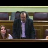Intervención de Ferrán Vello defendiendo la asignatura de filosofía en el pleno del Congreso