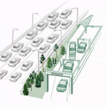 Proponen un carril a 195 kmh exclusivo para coches autónomos para aliviar autopistas y ciudades