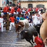 La policía municipal expulsa del encierro a una embarazada de ocho meses