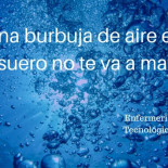 ¿Puede una burbuja de aire en el suero matarte?
