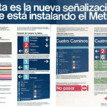 La señalización de Metro y el reto del ascensor