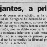 Ocho dibujantes a las puertas de la cárcel