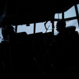 Los pilotos que volaron dentro del huracán Harvey