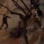 Batalla campal entre jóvenes y ultras del Barça en Cornellá