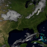 Relámpagos vistos desde el espacio