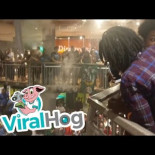 Museo del Descubrimiento: experimento con nitrógeno líquido