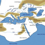 Ubicación en el orbe de Hispania y sus provincias (según Plinio el viejo)
