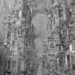 Las ciudades infinitas de JaeCheol Park - Ilustraciones