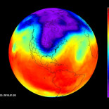 La invasión de Estados Unidos por el vórtice polar vista desde el espacio (ING)