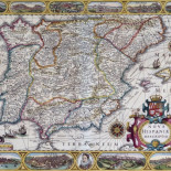 El primer mapa orlado de la Península Ibérica