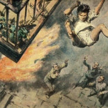 Ilustraciones de la prensa italiana sensacionalista, extrema e hiperexpresiva de los años 40