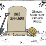 Homenaje a los 652 trabajadores muertos por accidentes laborales