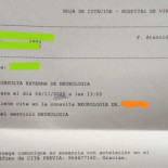 Cita para el neurólogo en la sanidad pública: 'pásese en un año y medio'
