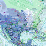 La exploración y conquista española de América del Norte, explicada en un detallado mapa