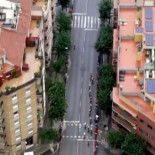 El helicóptero de La Vuelta descubre una plantación de marihuana en una azotea