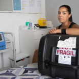 “Esta máquina es mi riñón, si voy en avión no puede volar en la bodega”