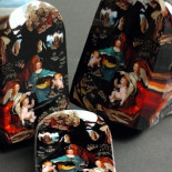 Este artista recreó un cuadro de Da Vinci en un bloque de vidrio con la técnica de la murrina