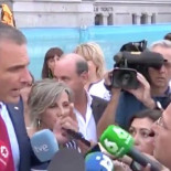 Bronca entre el alcalde de Madrid y Ortega Smith ante los periodistas por la violencia de género