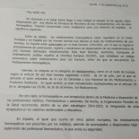 El colegio oficial de farmacéuticos de Sevilla defiende a la homeopatía en una carta