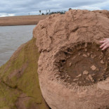 La sequía descubre tesoros en el pantano de Aguilar