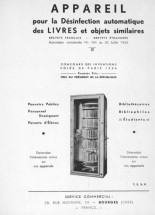 La lavadora de libros para la desinfección automática de libros u objetos similares
