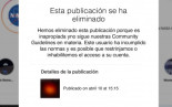 Instagram suspende la cuenta de la NASA por compartir la foto de un agujero negro