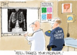 Policías de Utah exigen a Pat Bagley que se disculpe por una viñeta
