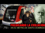 Ateo predica en el metro la teoría de la evolución