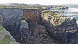 Se derrumba un arco en la playa de As Catedrais