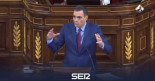 "Ju-de-o-ma-só-ni-ca": así se burla Sánchez de los argumentos de PP y Vox