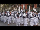 Esquiadores del Ejército Español cantando una canción del grupo neonazi Estirpe Imperial