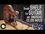Me construí una guitarra eléctrica de una estantería durante el confinamiento