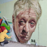 Espectacular grafiti de Enrique San Francisco en Benalmádena (Málaga)