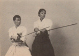 Arnold Schwarzenegger entrenando con el sensei Kiyoshi Yamazaki para Conan el Bárbaro